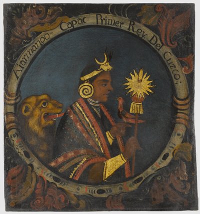 Manco Capac, 1st Inca King by Peruvian School